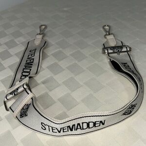Steve Madden Black and Cream Men's Bag Strap
